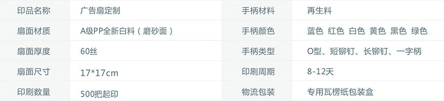 小清新PP圆扇