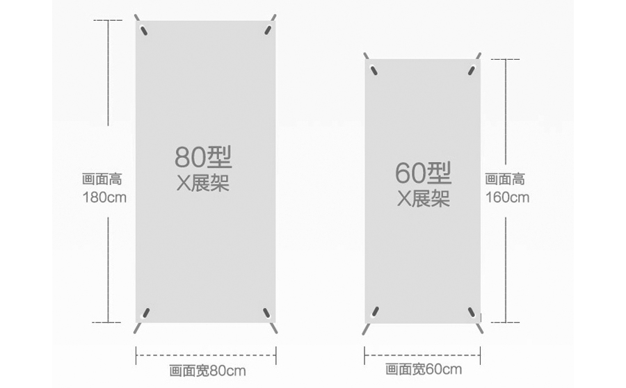 1.6米X展架