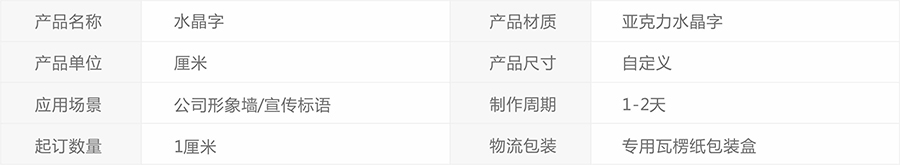 锦熙美妆水晶字形象墙